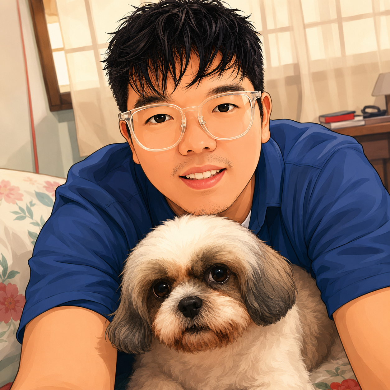 OpenLaukha Founder with dog